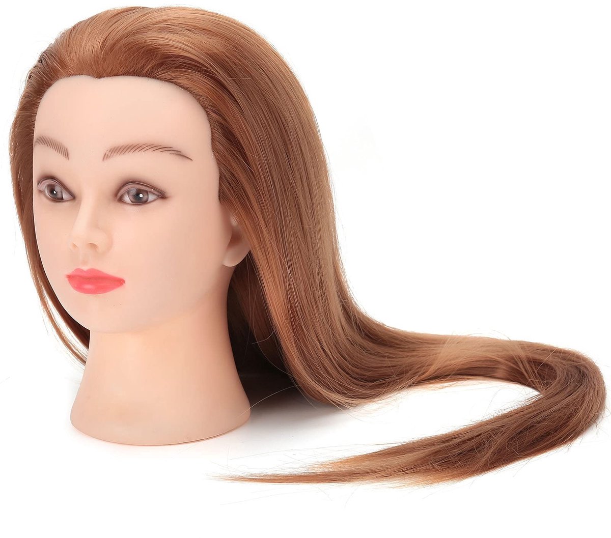 Allecto - Haartrainingshoofd - Professionele haarmannequin set - Ideaal voor haarstyling - Wasbaar en duurzaam - Oefenhoofd voor kappers - Geschikt...