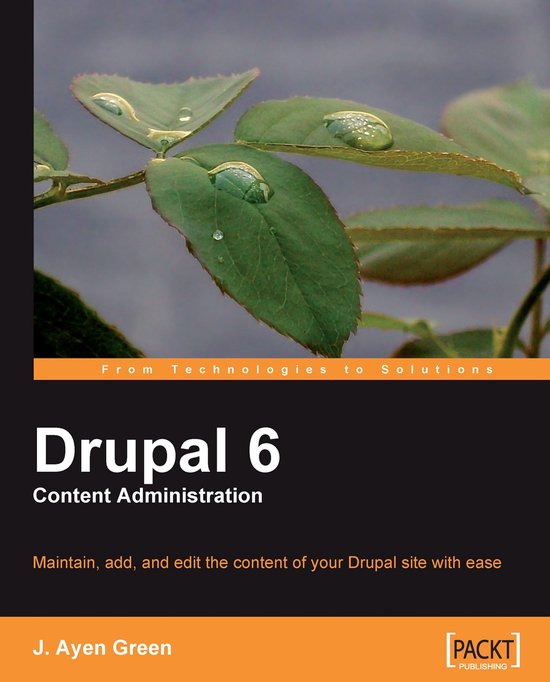 Drupal 6 Content Administration - cover