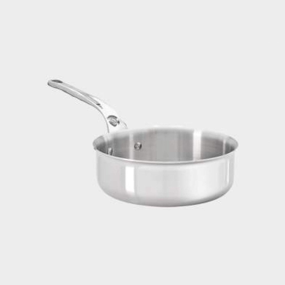 Stoofpan - Braadpan Sauteuse - Langzaam Garen - Roestvrij Staal - 28 cm - Zilver