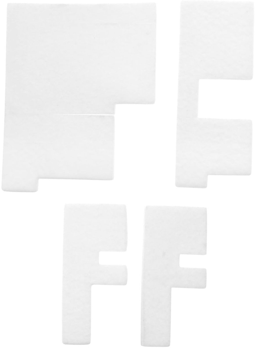 Allecto - Afval inktcartridge pad spons - Compatibel met Canon G modellen - Wit - Set van 4 stuks - Voorkomt verstopping van printkop - Ideaal voor...