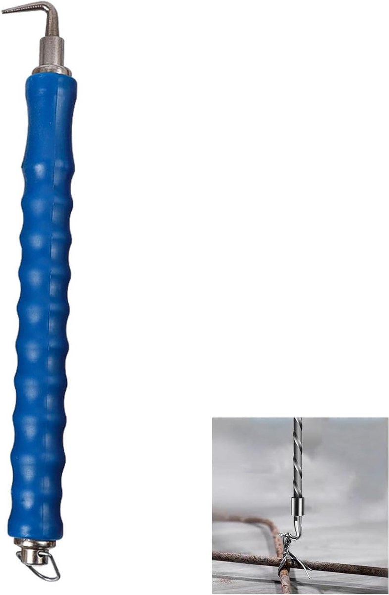 Draadbinder Tang - Hekbouwer Gereedschap - Draad Snel Binden - Ergonomische Antislip Grip - 30 x 2 cm - Blauw