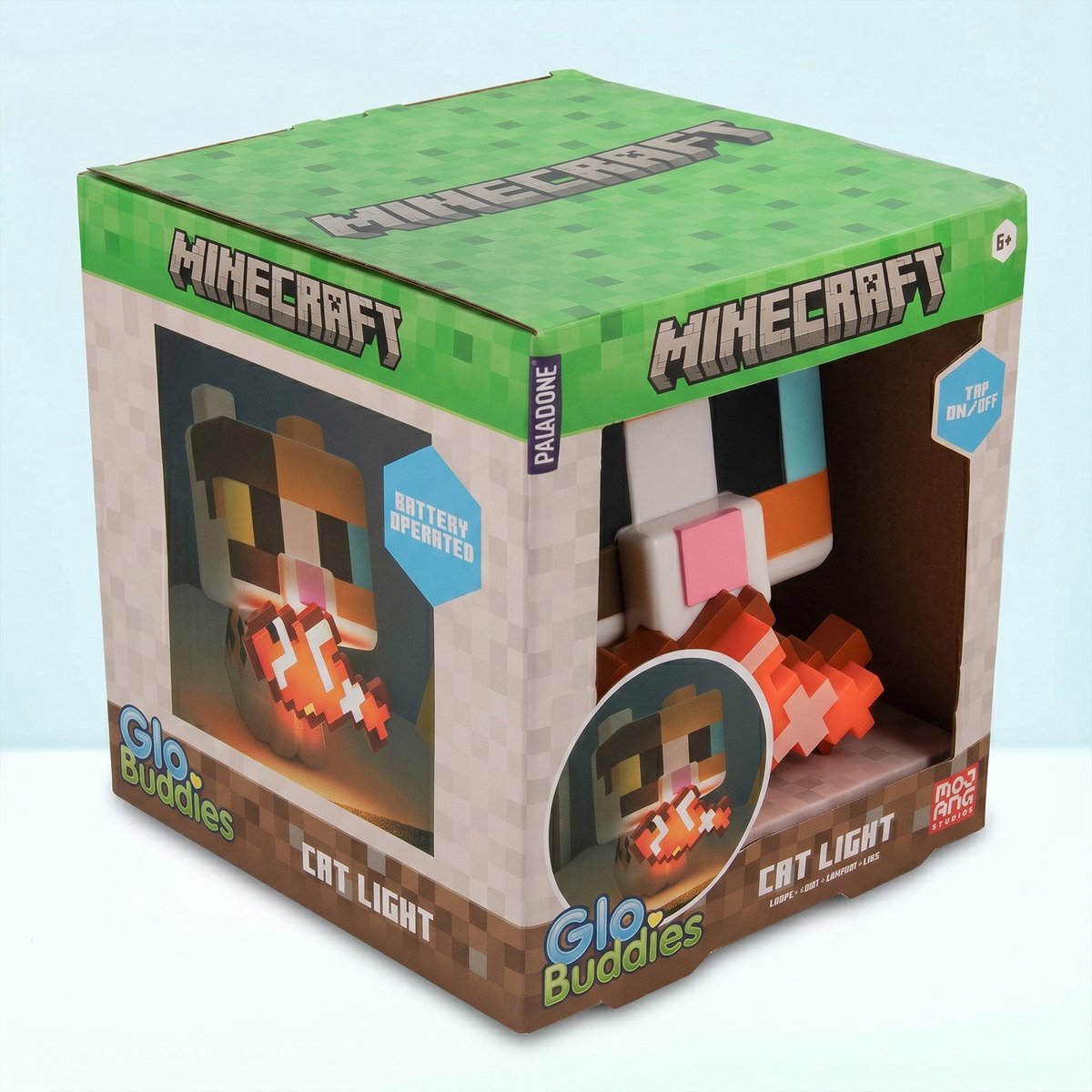 Minecraft Cat GloBuddies Lamp thumbnail 2