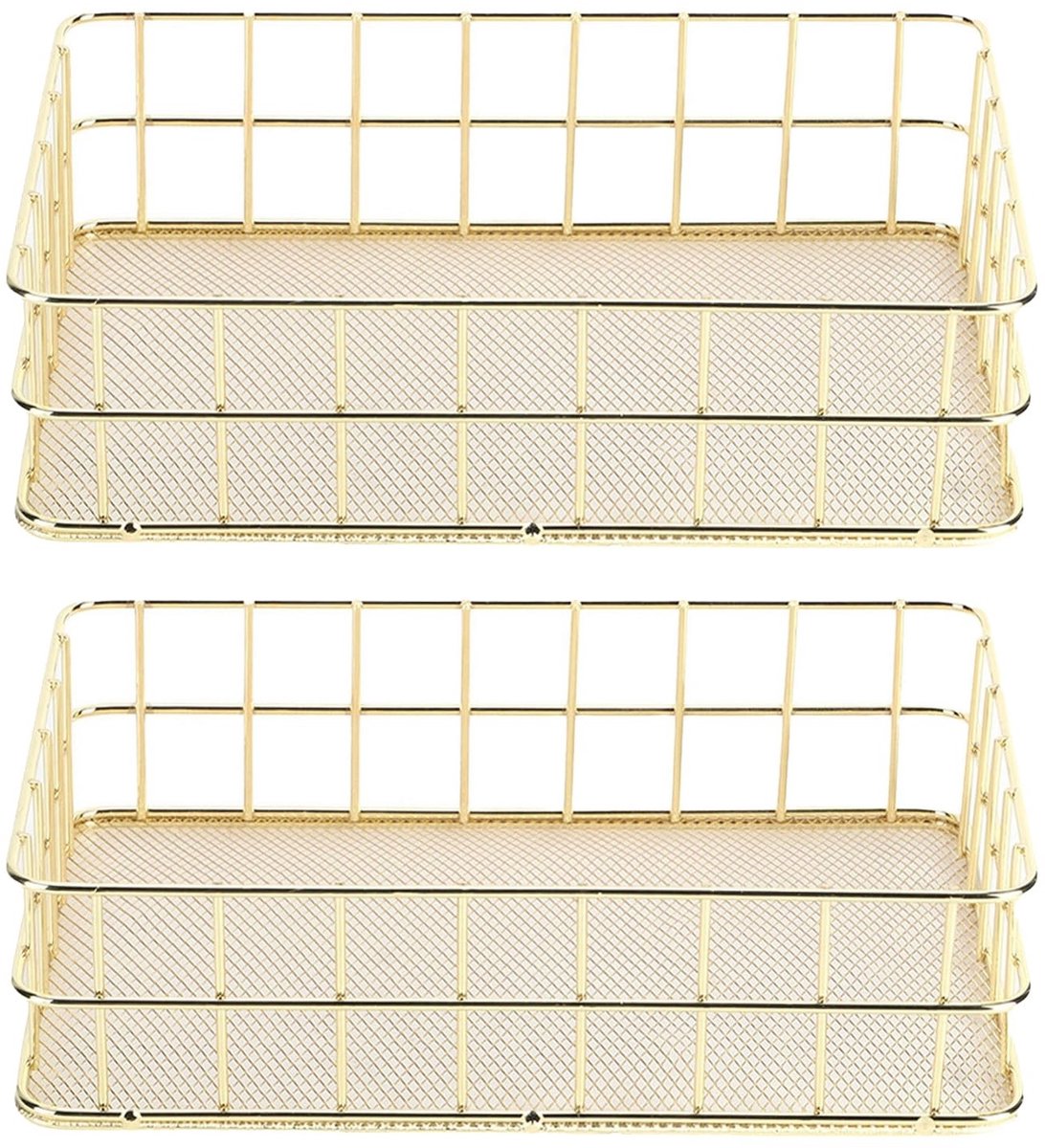 Allecto - Opbergmand - Cosmetica opslag - Stijlvol design - Gouden