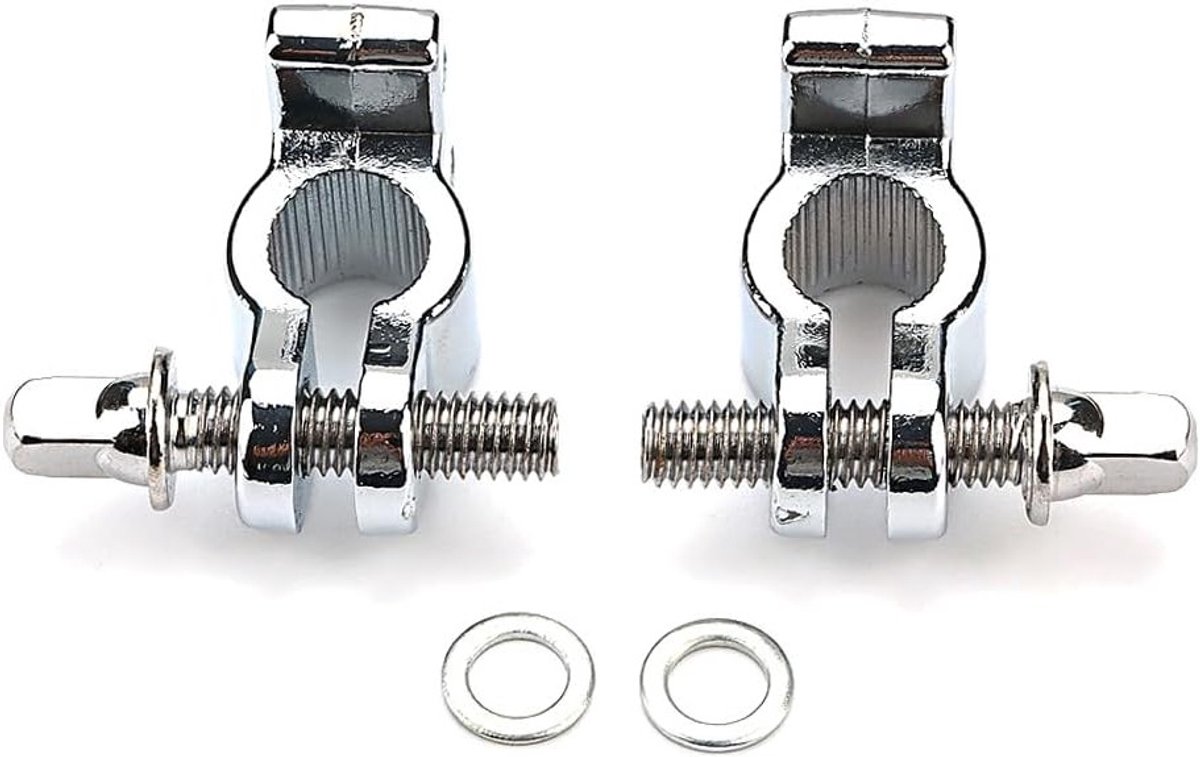 Zinc Legering Drum Connector Klem Clips - 2 Stuks voor Drumaccessoires en Muziekinstrumenten