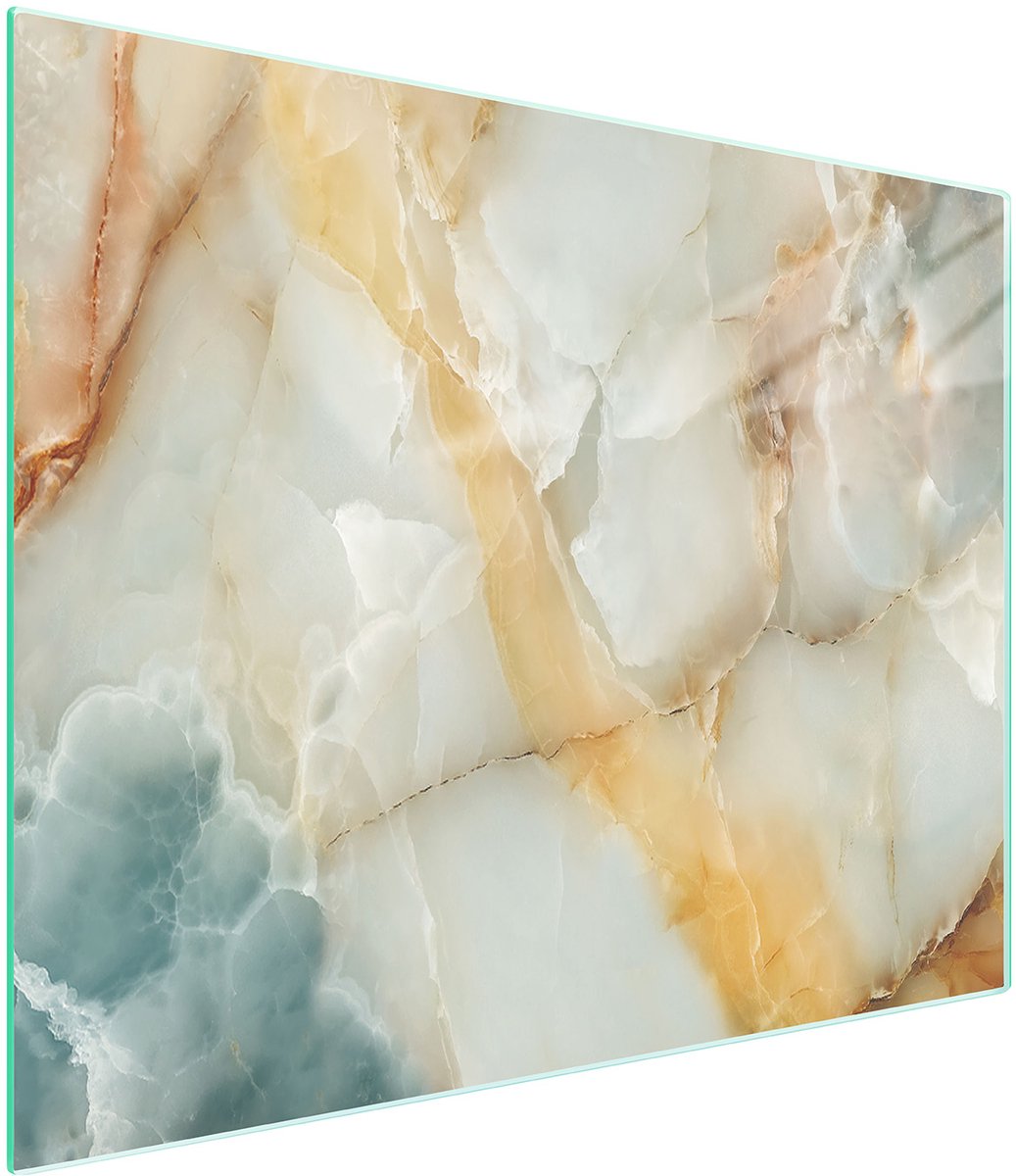 TMK ArtDeko - Marmer Snijplank - 52x30 cm - Glas - Antislip