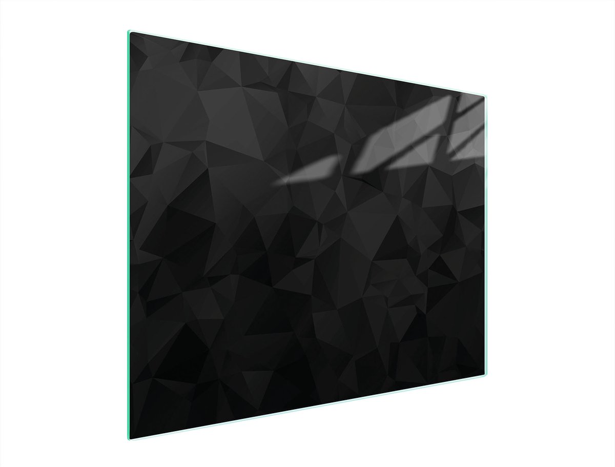 TMK ArtDeko - Snijplank - 52x40 cm - Glas - Zwart