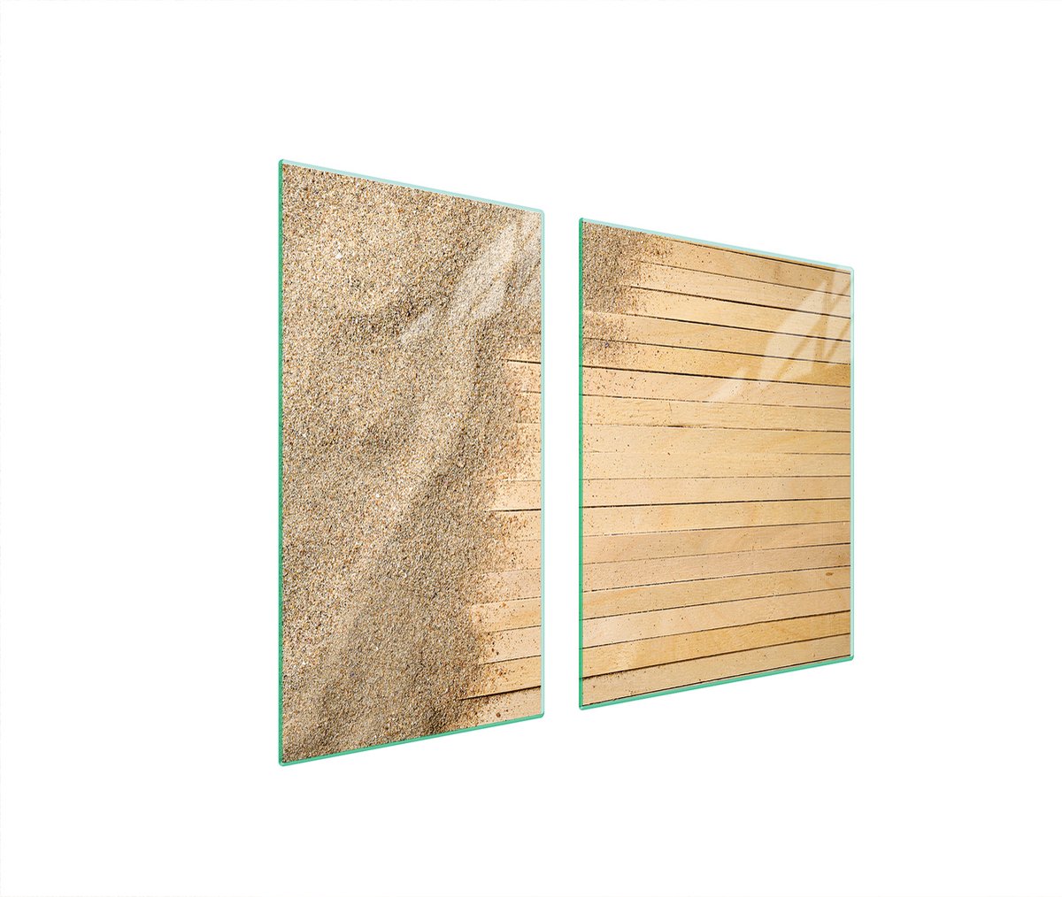 TMK ArtDeko - Snijplank - Veiligheidsglas - 90x52 cm - Vlekbestendig - Hittebestendig