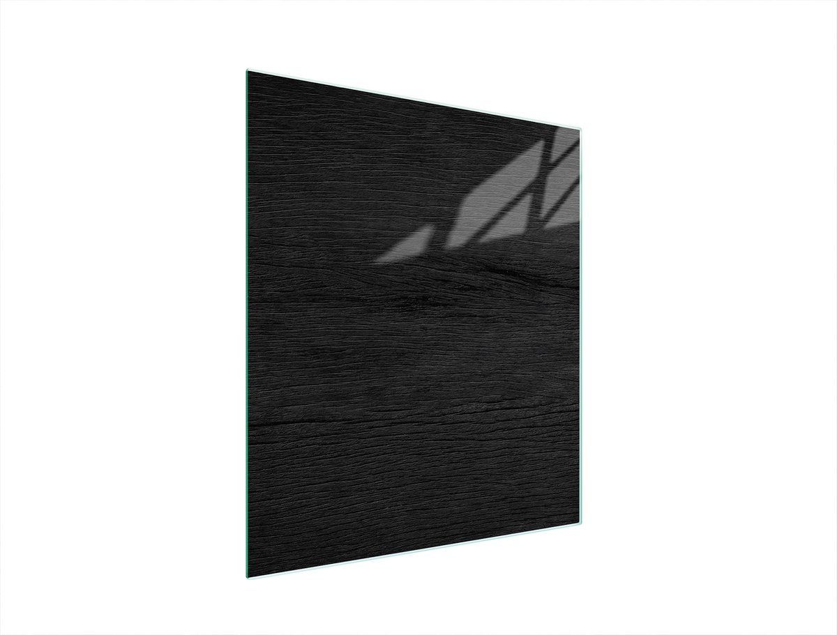 TMK ArtDeko - Snijplank - 45x52 cm - Glas - Zwart
