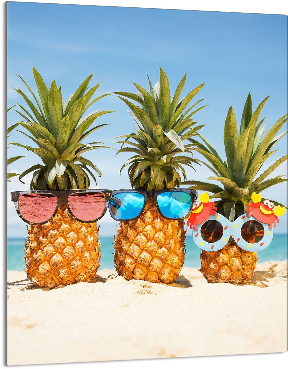 TMK ArtDeko - Glazen Snijplank - 40x52 cm - Ananas