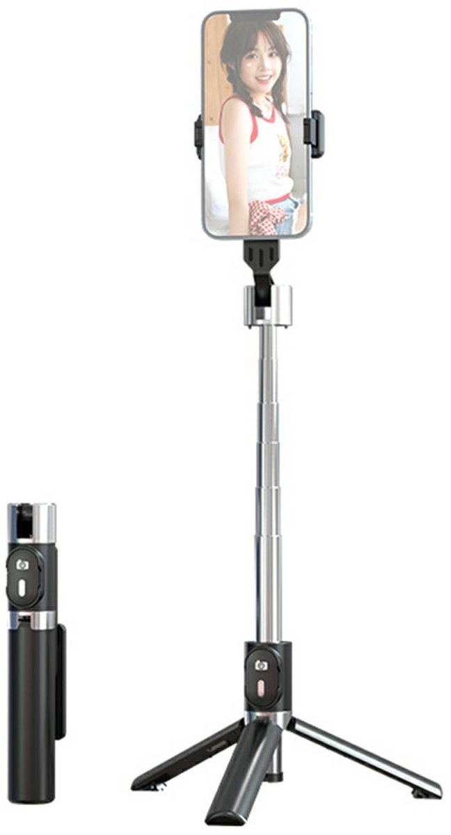 Usams Selfie Stick Zb324 Mini Draadloos Voor Smartphones Bereik 10M Met Bluetooth