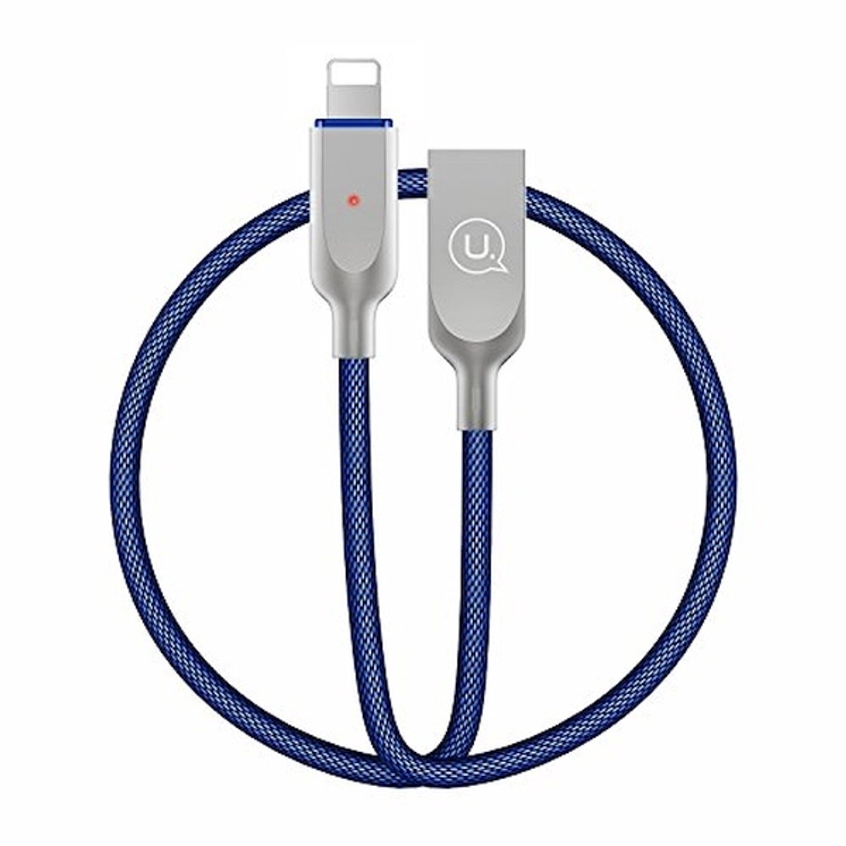 USAMS U-Sun Serie - Lightning Kabel - 1,9m - Power-off - Niebieski