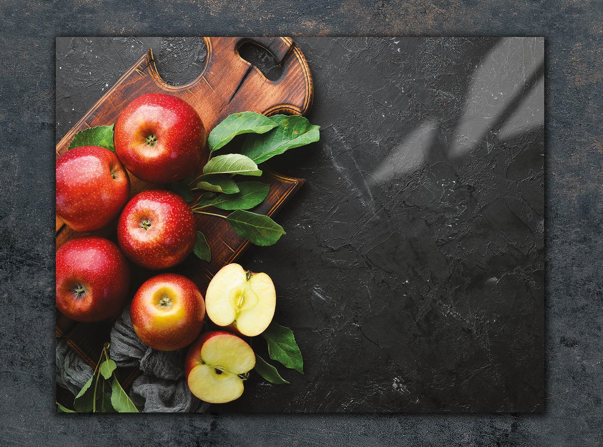 TMK ArtDeko Serie - Snijplank - 30x22 cm - Glas - Antislip