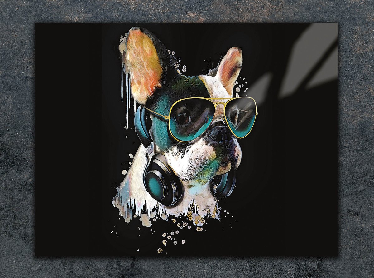 TMK ArtDeko - Snijplank - 30x22 cm - Glas - Antislip