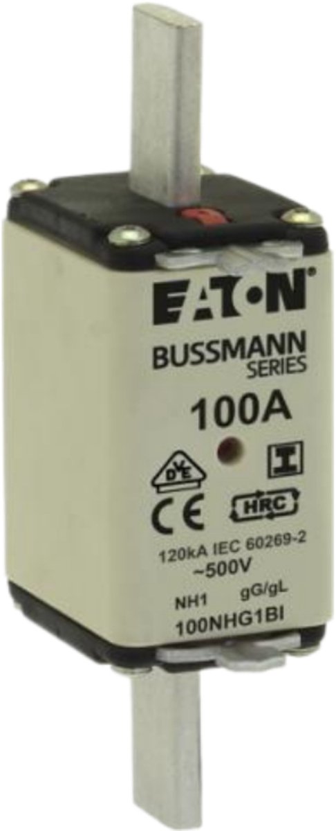 Eaton 100NHG1BI EAT NH ZEK.100A AC 500V NH1 per 3