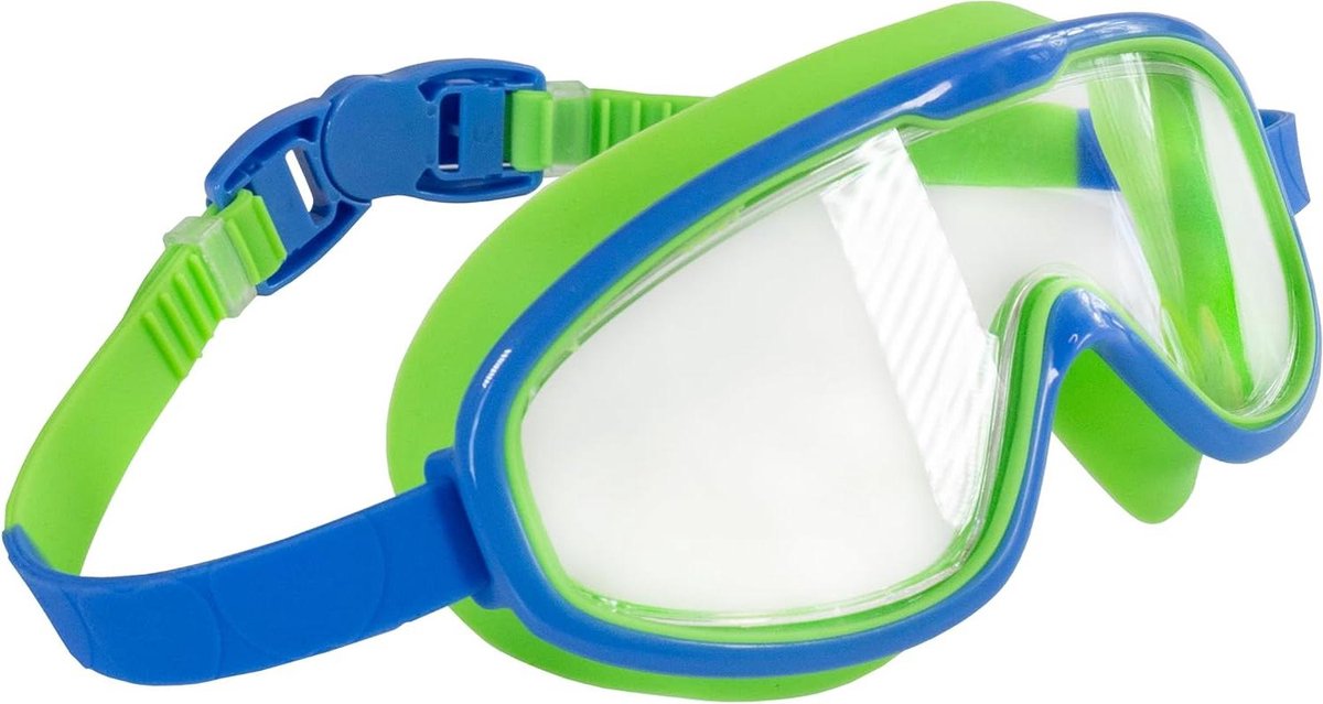 Kinder Zwembril - Duikbril Kinderen - Waterpret Beleven - Breed Zichtveld - 6-14 Jaar - Groen Blauw