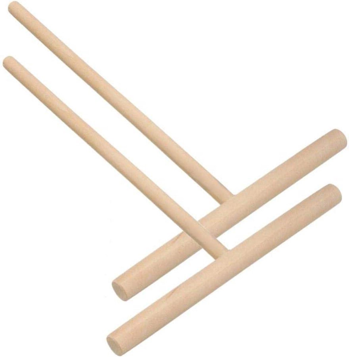 Houten Pannenkoek Beslagspreider Set - 2 Stuks Keukengerei voor Crêpes