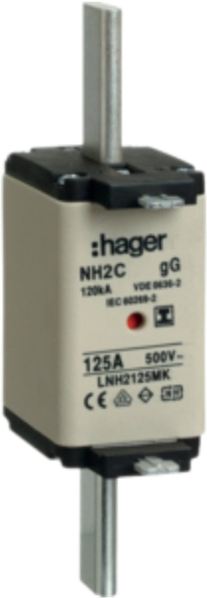 Hager LNH2125MK HAG MESPAT.NH2 KTF MK125A 500V per 3