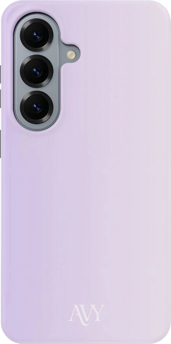 AVY Hoesje geschikt voor Samsung Galaxy S26 Plus | Lavender Glow | Paars | Hard Shell Back Cover | Compatibel met MagSafe & Qi2