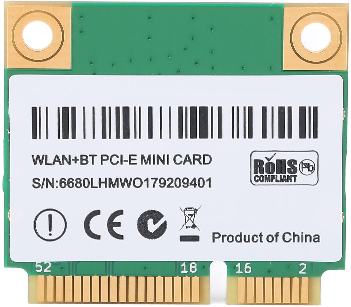 Allecto - Draadloze Netwerkkaart - Wifi 6 - Dual Band - AX200HMW - Snel internet voor Laptop - 2.4G en 5G Verbinding - Ideaal voor Gaming