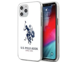US Polo Shiny Big Logo Serie - iPhone 12 Pro Max Hoesje - Biały - Elegant Design