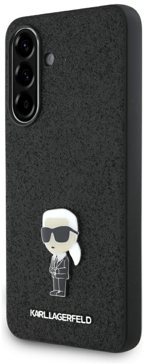 Karl Lagerfeld Case Vaste Glitter Voor Samsung Galaxy A36 Logo Metalen Pin
