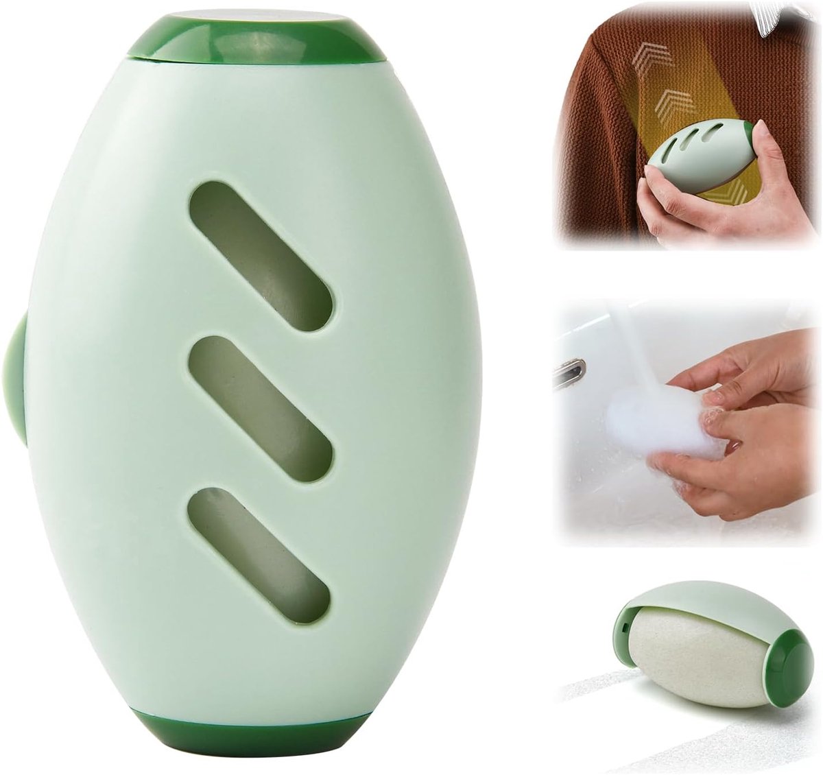 carmdering - Wiederverwendbarer Fusselroller Ball - Waschbare Klebrige Gel Fusselrolle - Tierhaarentferner - Verwijdert Hardnekkig Pluis - Geen Resten Achtergelaten - ABS En Gel Materiaal - Duurzaam En Wasbaar - Ideaal Voor Onderweg En Thuis - 1 Stuk