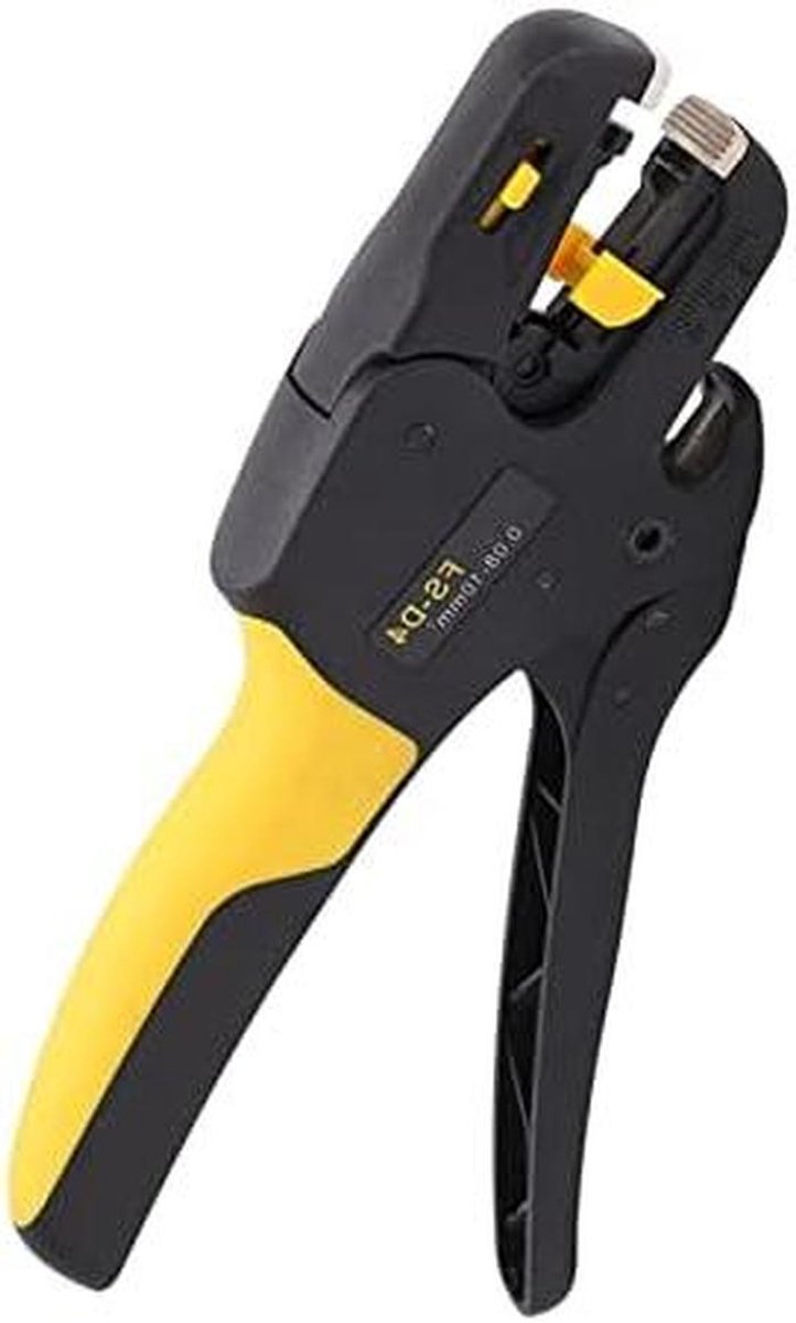 Draadstripper Tang - Kabelstripper Automatisch - Draden Strippen - Automatische Aanpassing - 0.08-10 mm² - Zwart Geel