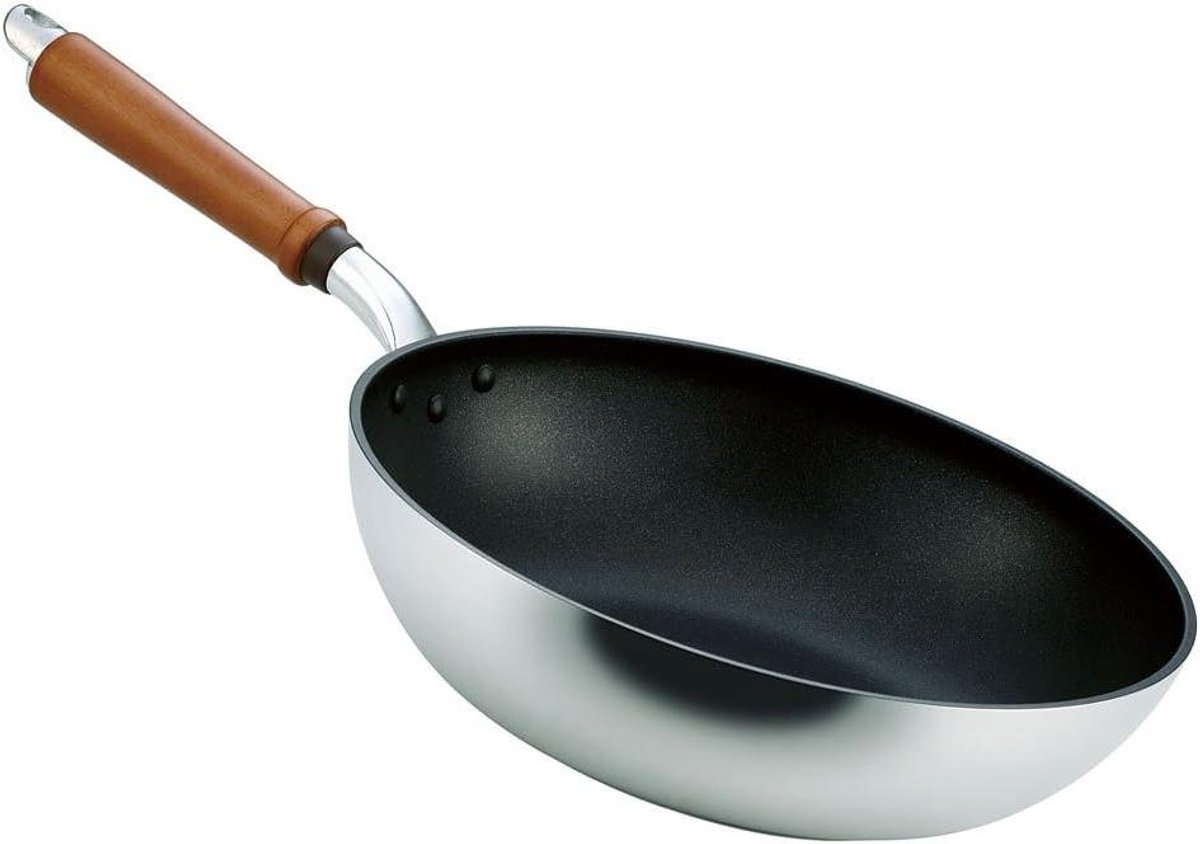 Soeppan Gebakken - Kookpan - Maken van Stoofschotels - Antikleef Binnenvoering - 30 cm - Zilver