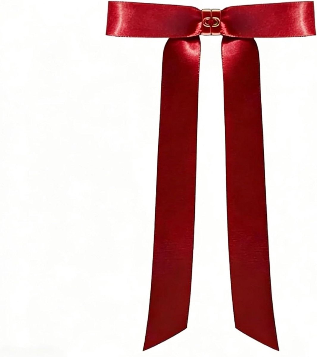 Haarstrik Clip - Haaraccessoire - Haar Styling - Magnetisch 2-in-1 - One Size - Rood