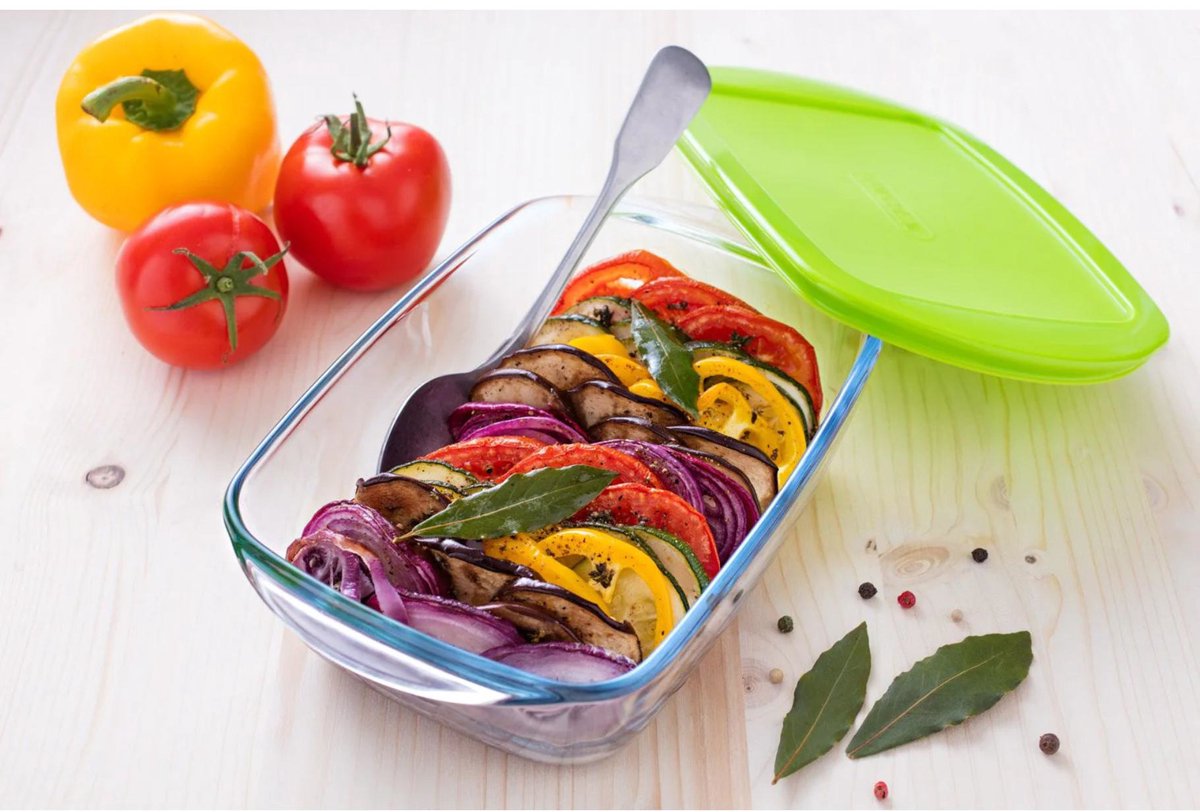 PYREX - Cook & Store Schaal Rechthoek - Inclusief Deksel - 1,1l — cadeau in Kookcadeaus - foto 3