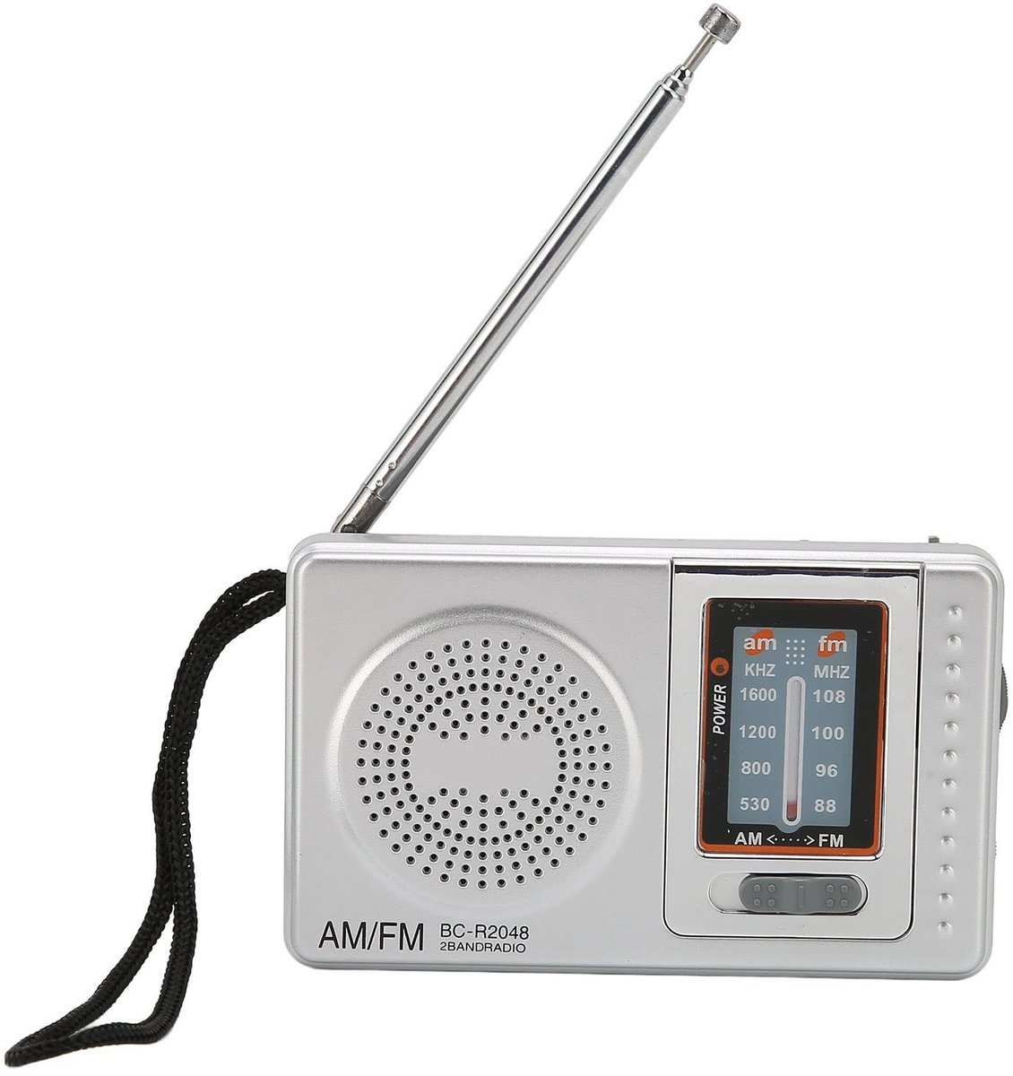 Allecto - Draagbare AM/FM Radio - Ingebouwde Speaker - Lichtgewicht en Duurzaam - Ideaal voor Thuis en Reizen - Handige Functionaliteit - Compact e...