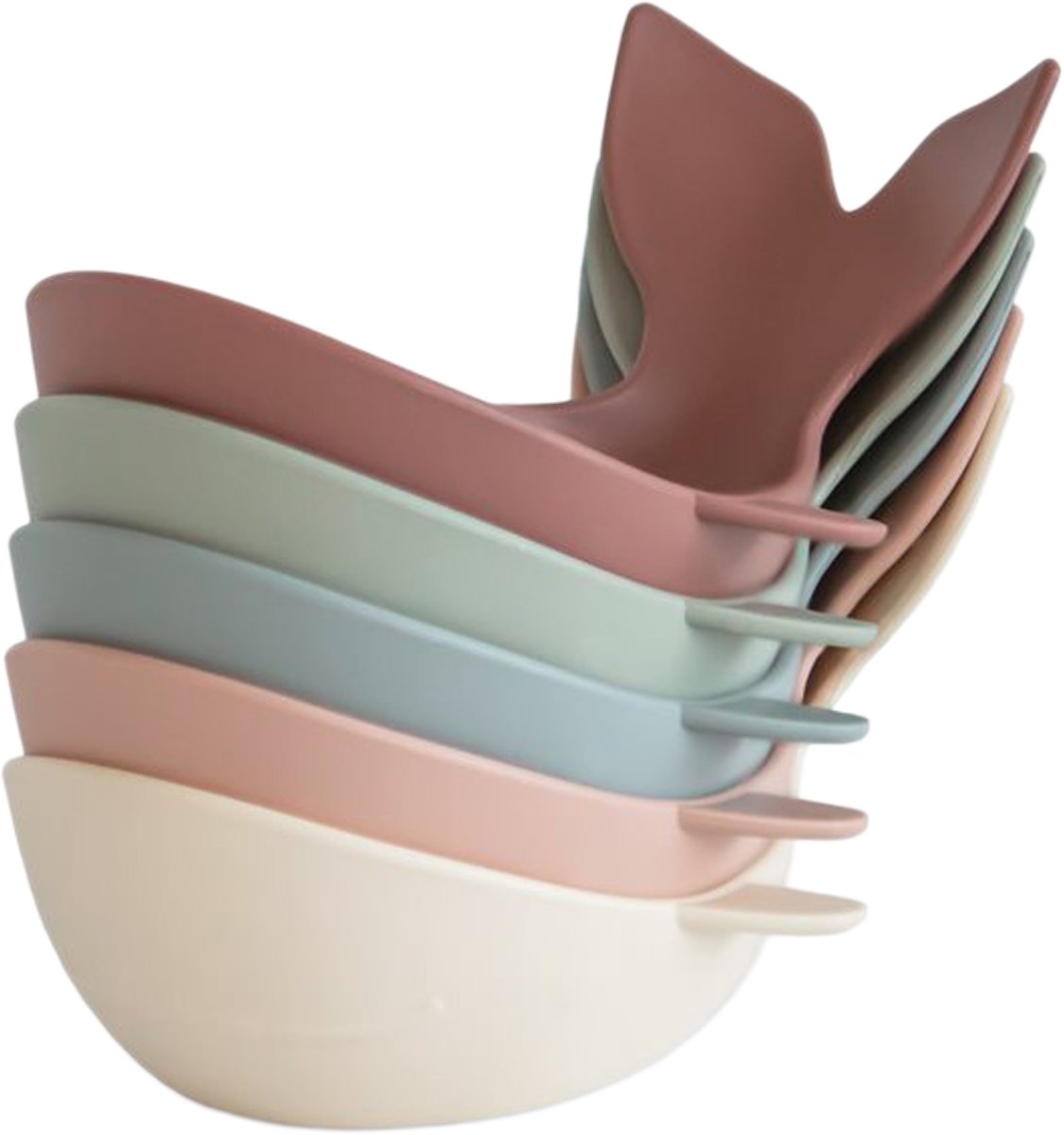 Mushie - Stapelbare - Badspeeltjes - 5 stuks - Original