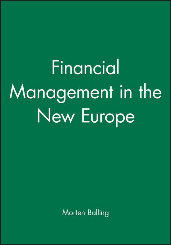 Financial Management in the New Europe - cover