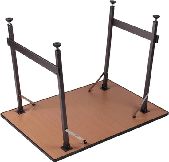 Human Comfort Lichtgewicht Tafel Trets 100 x 70 - Weerbestendige tafels - Bruin van Human Comfort — afbeelding 3