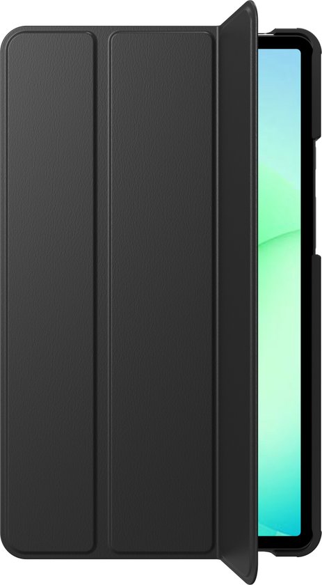 Just in case Samsung Galaxy Tab A11/A9 Tri-Fold Book Case Zwart