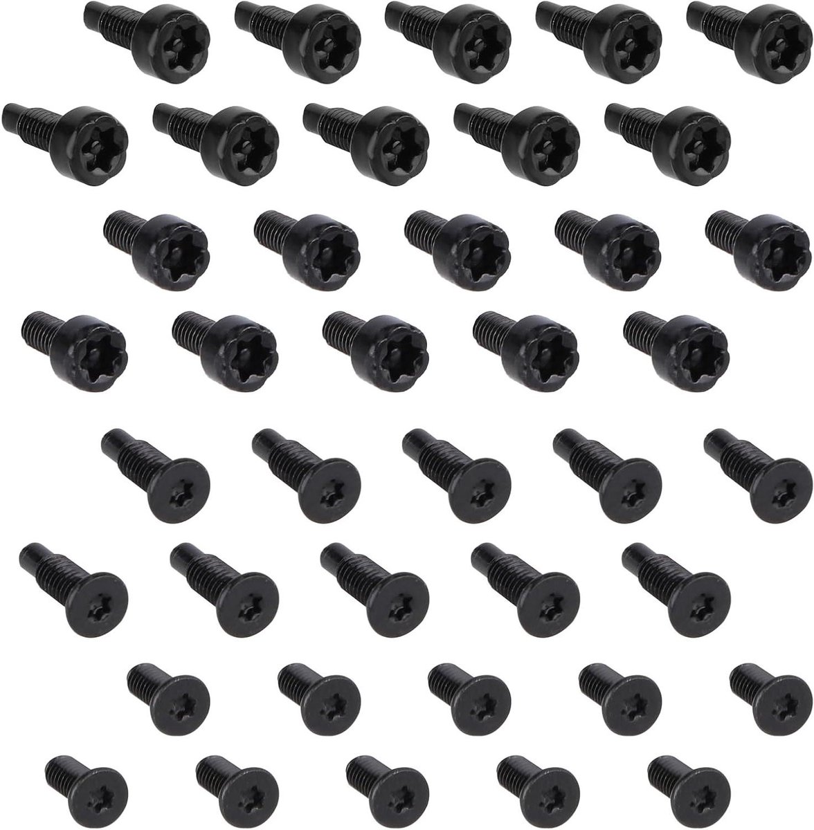 Deurbelschroeven - Vervangende schroeven - Deurbel installeren - T6 T15 - 18 g - Zilver