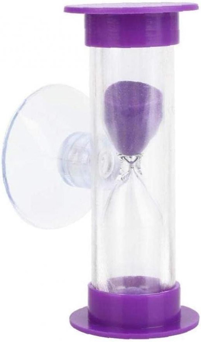 Zandtimer - Zandloper timer - Tandenpoetsen - Met zuignap - 3 minuten - Willekeurig