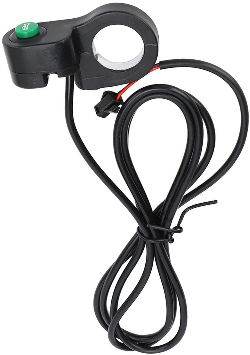 Dailygoods - Fietsstuur Hoornschakelaar - Compact Fietshoornknop - Eenvoudig te installeren - Geschikt voor Elektrische Fietsen - Universeel ontwerp -...