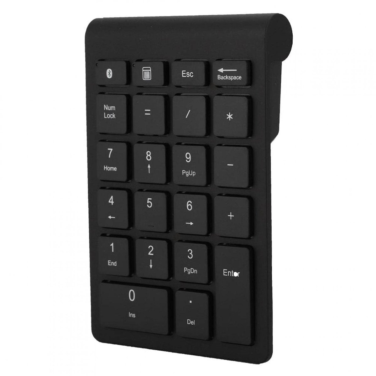 Store_7 - 22 Toetsen Numeriek Toetsenblok - Draadloos Mini-toetsenbord - Draagbaar en Oplaadbaar - Zwart - Bluetooth Verbinding - Geschikt voor Lap...