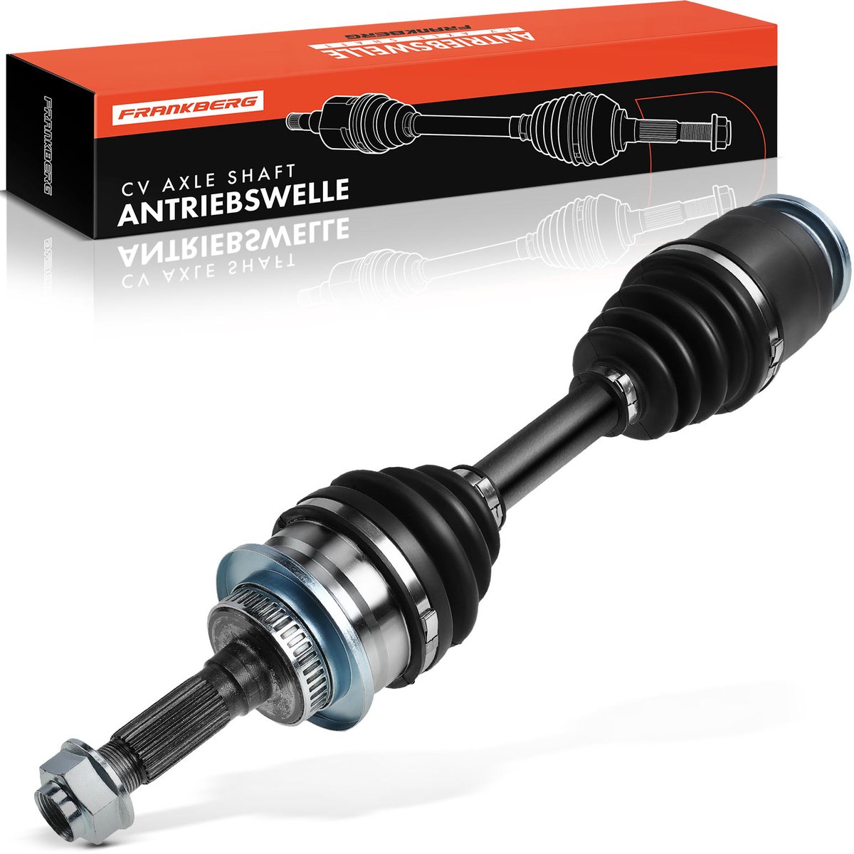 Frankberg 1x aandrijfas vooras links voor Ford Ranger EQ ER R 25L