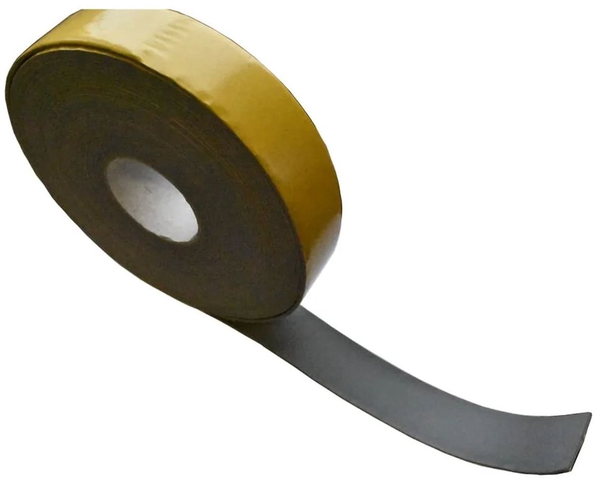 Zelfklevende rubber tape voor buisisolatie 50mm x 15m