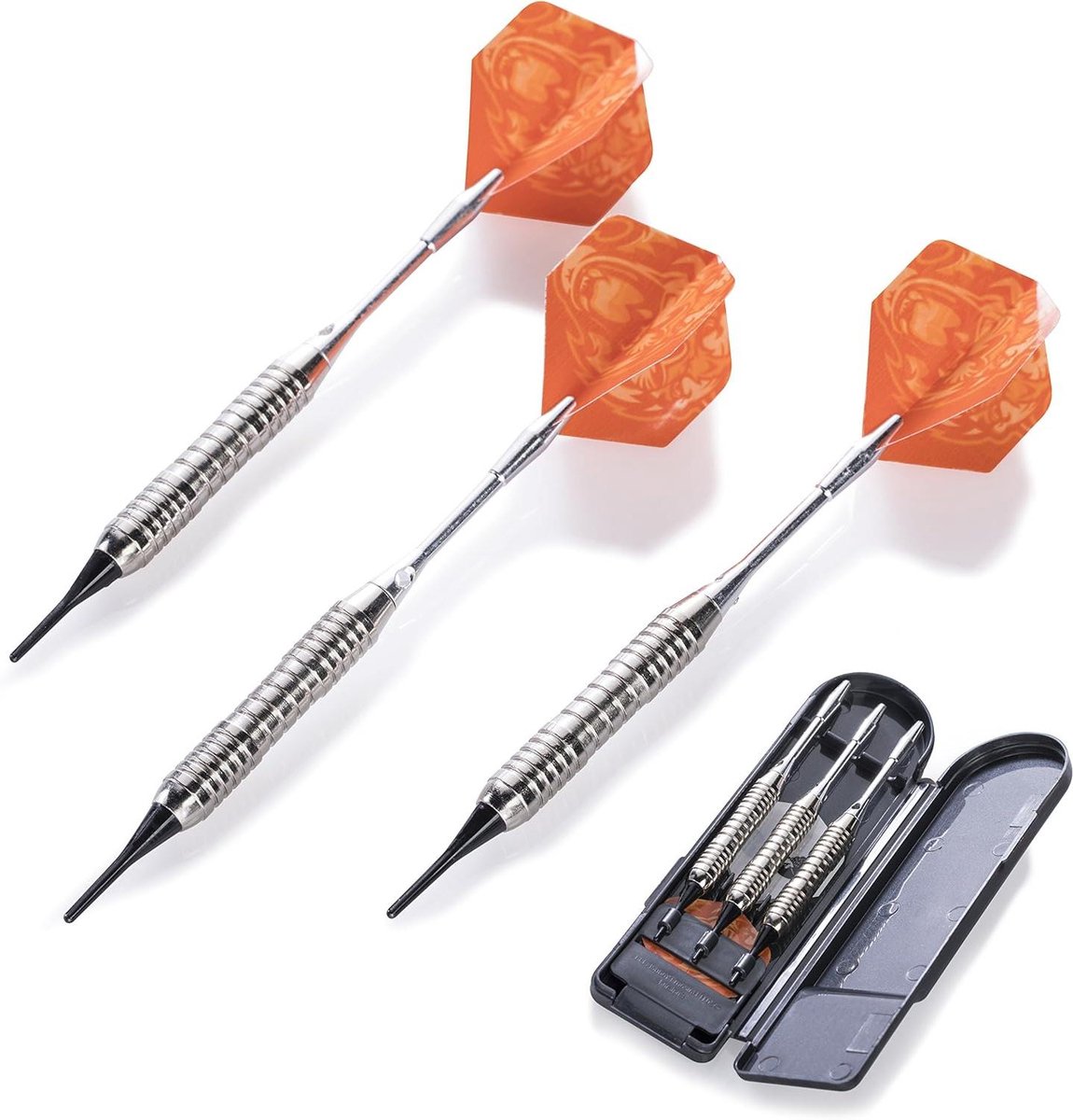 Zachte Dartset - Dartpijlen Set - Elektronisch Darten - Roestvrijstalen Vaten - 3 Darts - Meerkleurig
