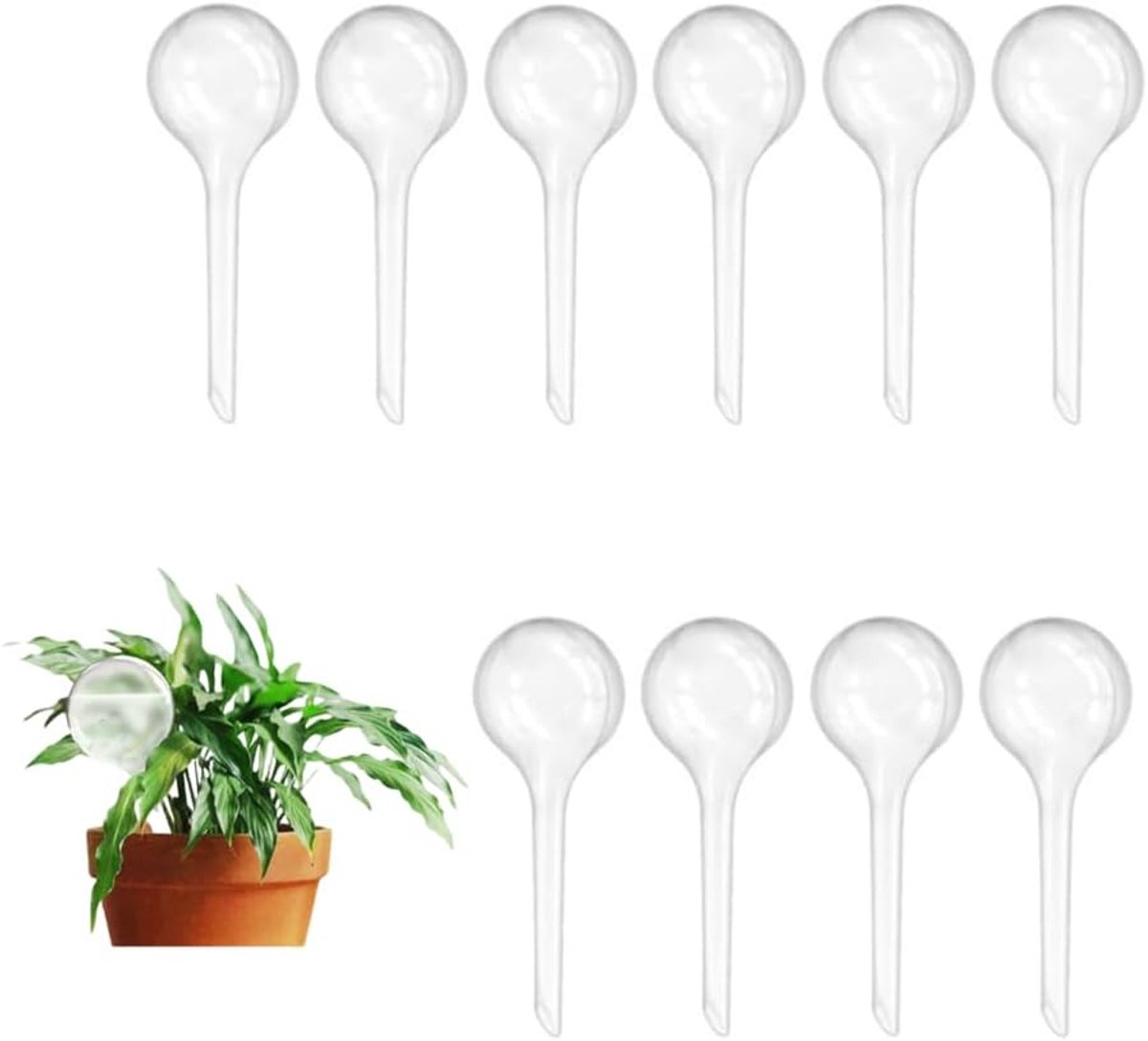 10 Pcs Plant Watering Bulbs - Zelf Waterende Bulbs - Tuin Water Apparaat - Automatische Watering Bulbs voor Binnenplanten - Transparante Plant Watering