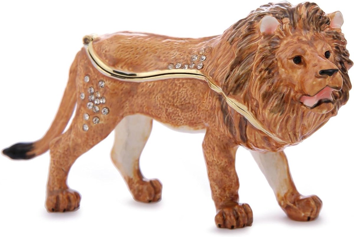 Vogel Souvenir Doosje - Sieraden Opberger - Kleine Spullen Bewaren - Handgeschilderd Emaille - Niet Gespecificeerd - Kanariegeel