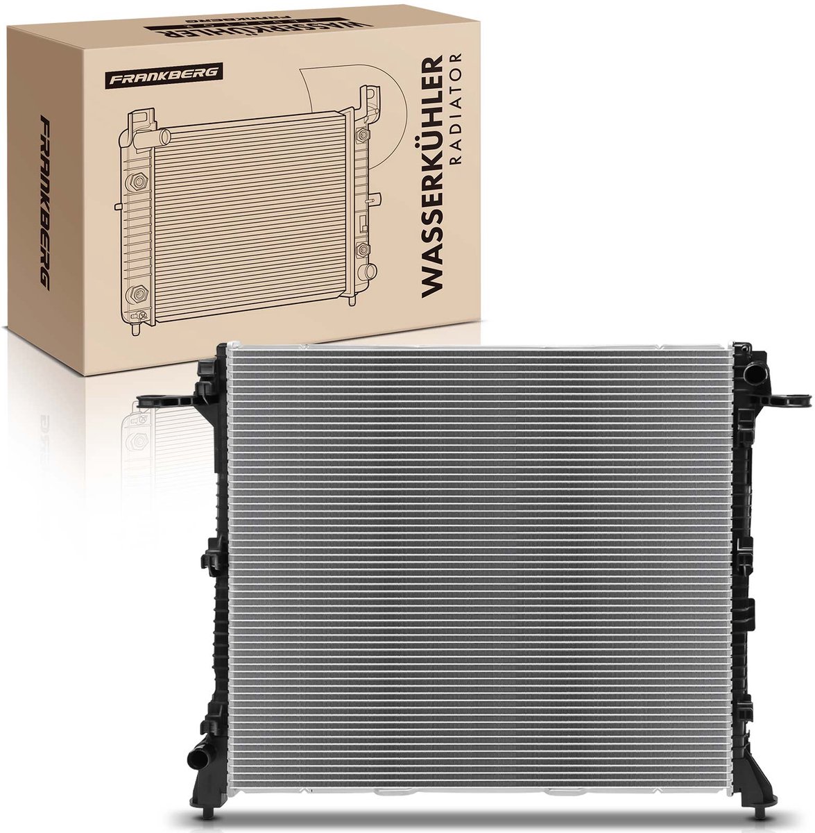 Frankberg 1x radiator waterkoeler motorkoeler voor MAN TGE UY UZ VW