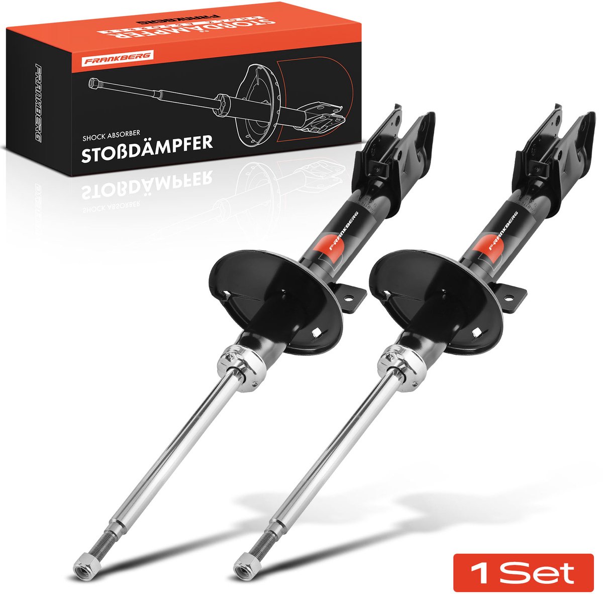 Frankberg 2x Demper Achteras voor Dacia