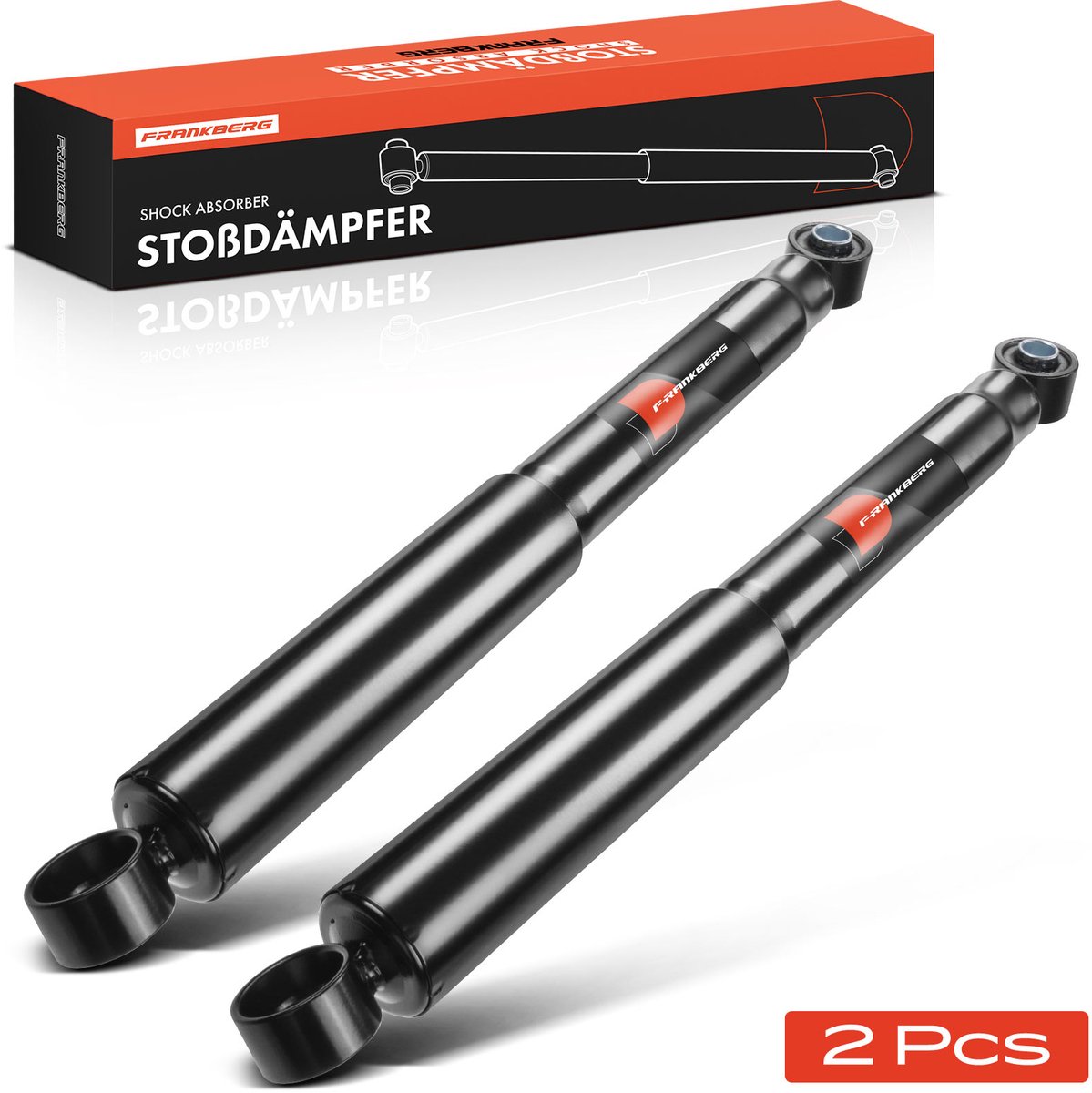 Frankberg 2x Demper Achteras voor Nissan Patrol GR IV GR Y60 28L 42L
