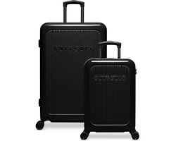 SUITSUIT Kofferset - Handbagage Koffer - Reiskoffer Groot - Kofferset 2 delig - TSA Slot - Lichtgewicht - Caretta Shadow Black