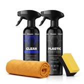 Glossio Combideal Plastic en Rubber Herstel – Complete 4-delige Set voor een Diepe OEM-Finish