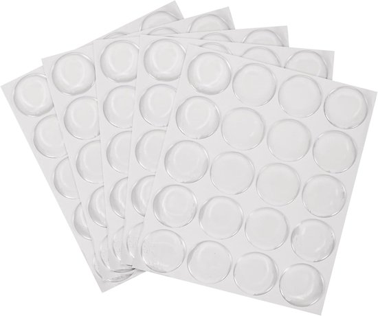 100pcs Bottle Cap Epoxy Stickers - 1 Inch Round Resin Seal Stickers voor DIY Craft - Pendant Badge Scrapbook Making - Duidelijk
